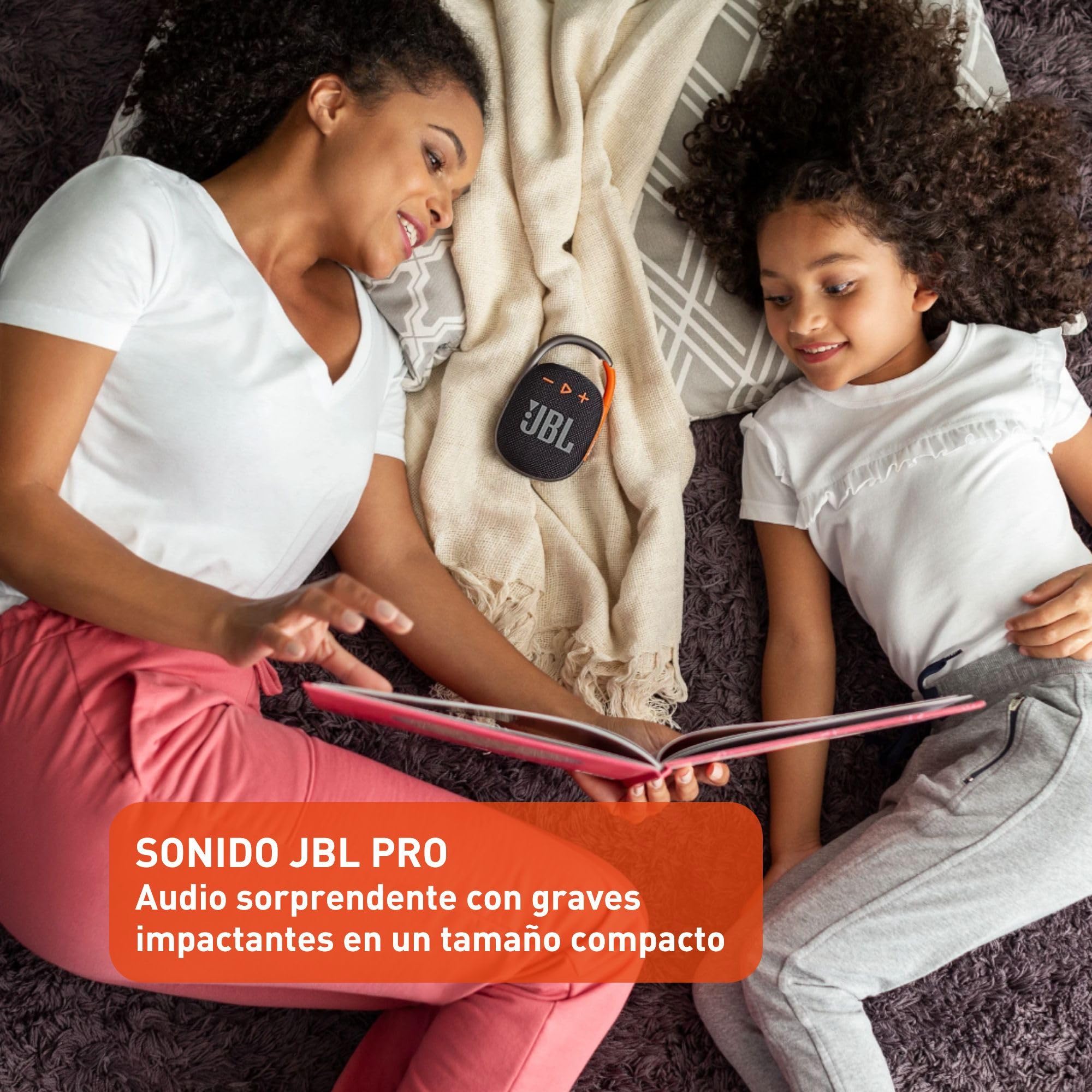 Foto 3 pulgar | Altavoz Bluetooth Jbl Clip 4 Negro/naranja Resistente Al Agua Ip67 - Venta Internacional.