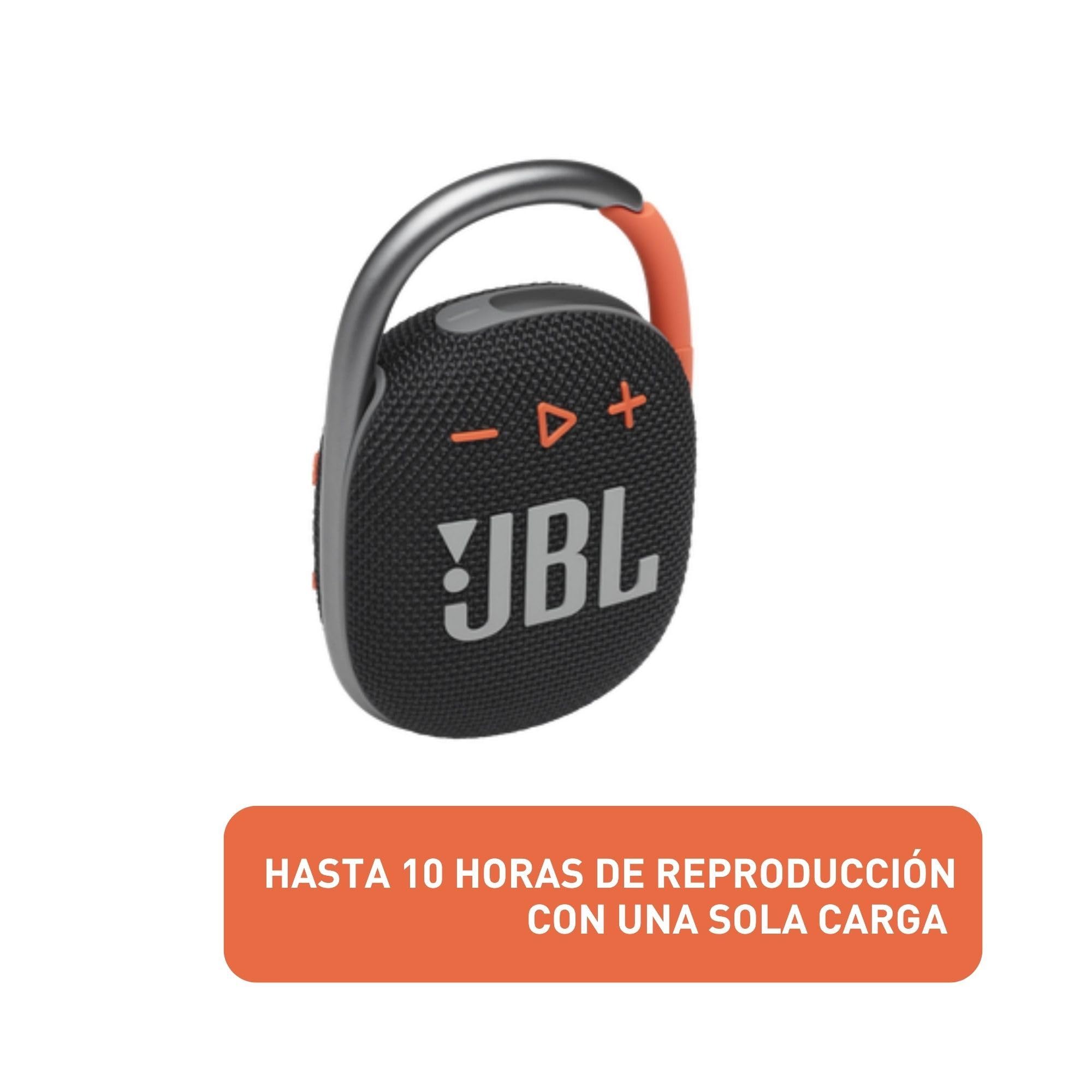 Foto 5 pulgar | Altavoz Bluetooth Jbl Clip 4 Negro/naranja Resistente Al Agua Ip67 - Venta Internacional.