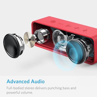 Foto 2 | Bocina Bluetooth Anker Rojo - Venta Internacional