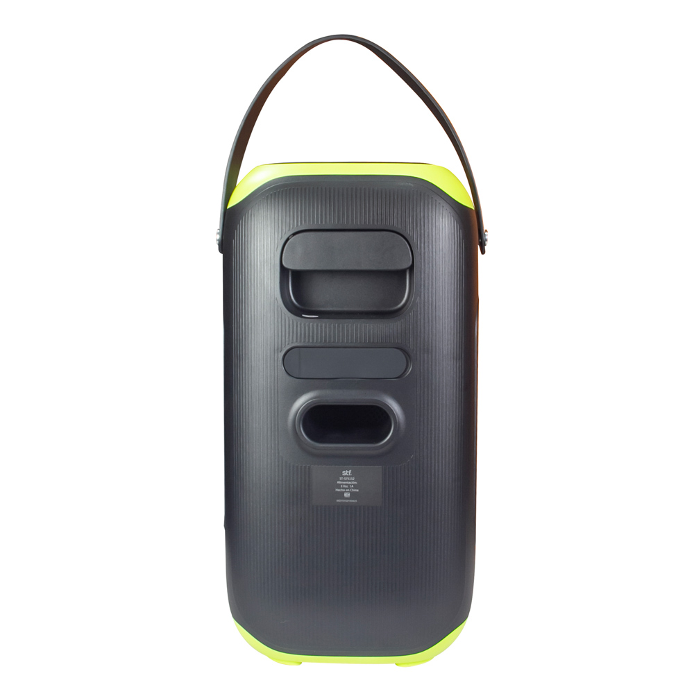 Foto 5 pulgar | Bocina Inalámbrica Portátil Stf G Track Ultra Tower 5''x2 Con Luz Led Rgb Amarillo