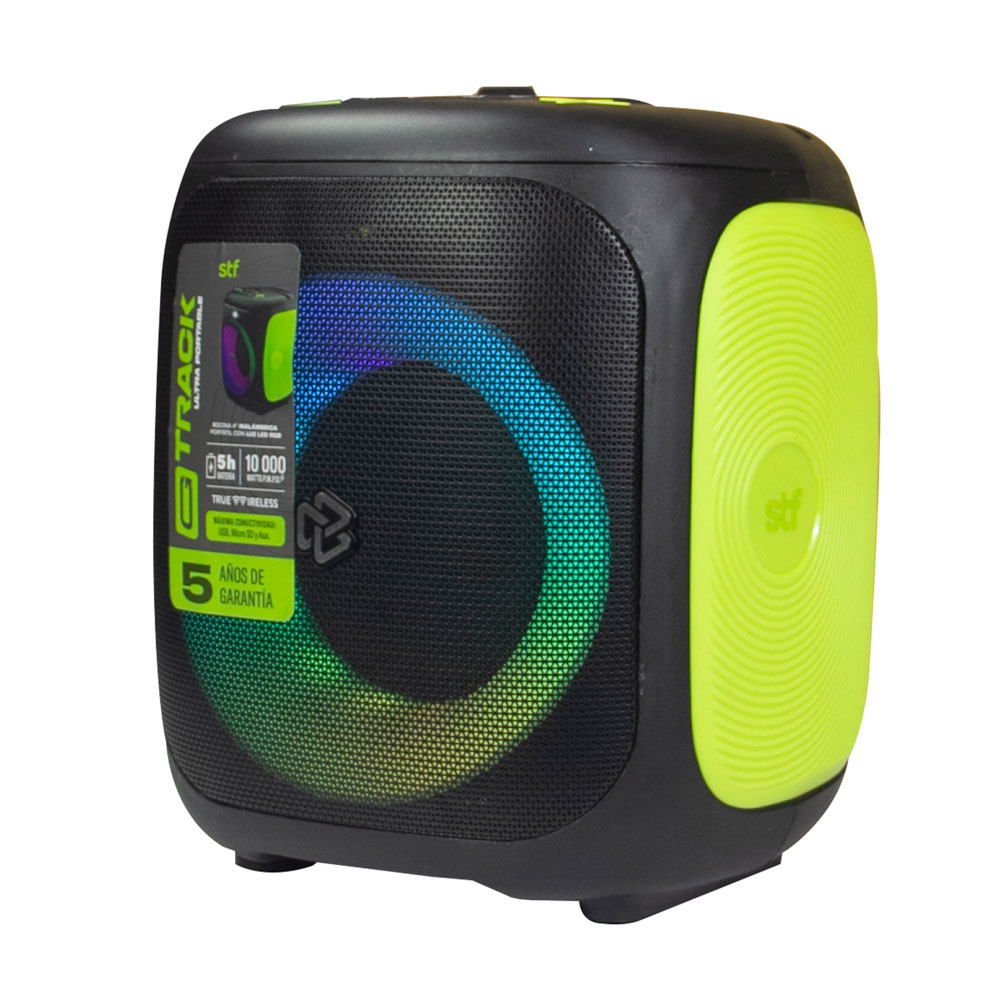 Foto 3 pulgar | Bocina Inalámbrica Portátil Stf  G Track Ultra Portable: 4'' Con Luz Led Rgb
