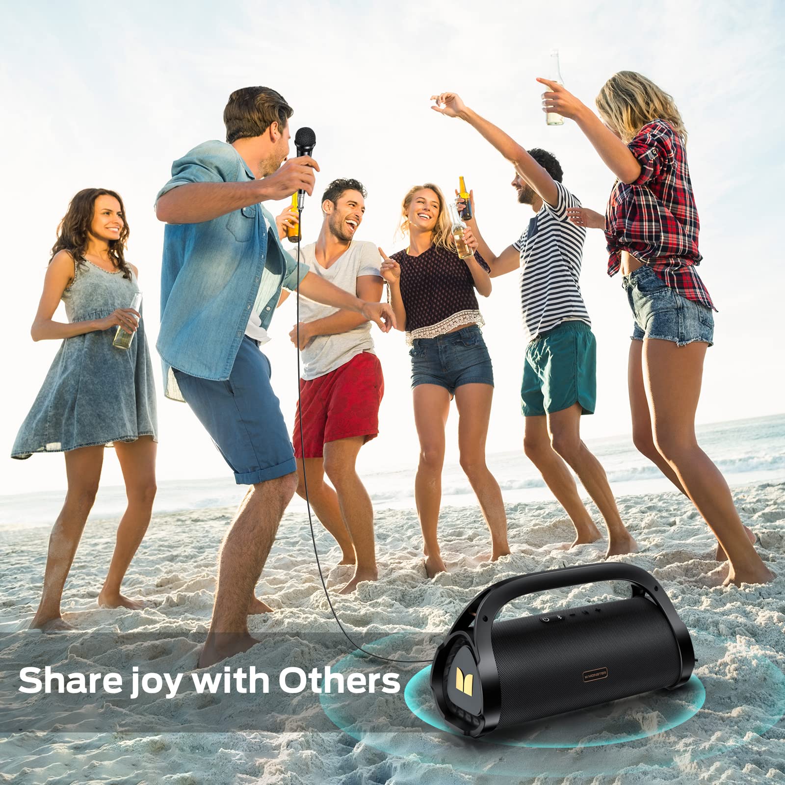 Foto 4 pulgar | Altavoz Bluetooth Portátil Monster Adventurer Max 100w - Venta Internacional.