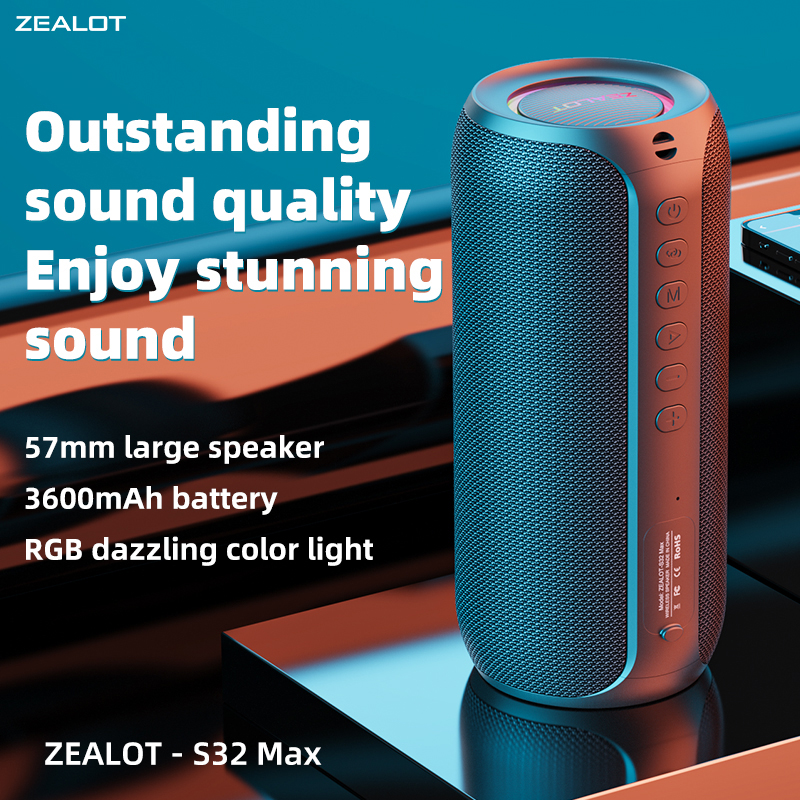 Foto 3 pulgar | Altavoz Bluetooth Zealot S32 Max 20w Impermeable Portátil - Venta Internacional.