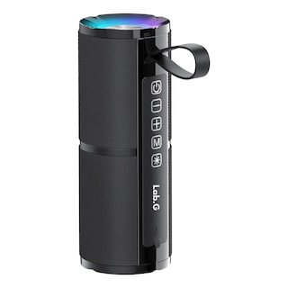 Foto 1 | Bocina Bluetooth Portátil, 5.1 Altavoz Inalámbrico +aux/micro Sd/tf/usb Lab.g Negro