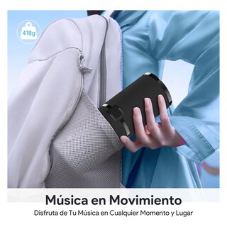 Foto 3 | Bocina Bluetooth Portátil, 5.1 Altavoz Inalámbrico +aux/micro Sd/tf/usb Lab.g Negro