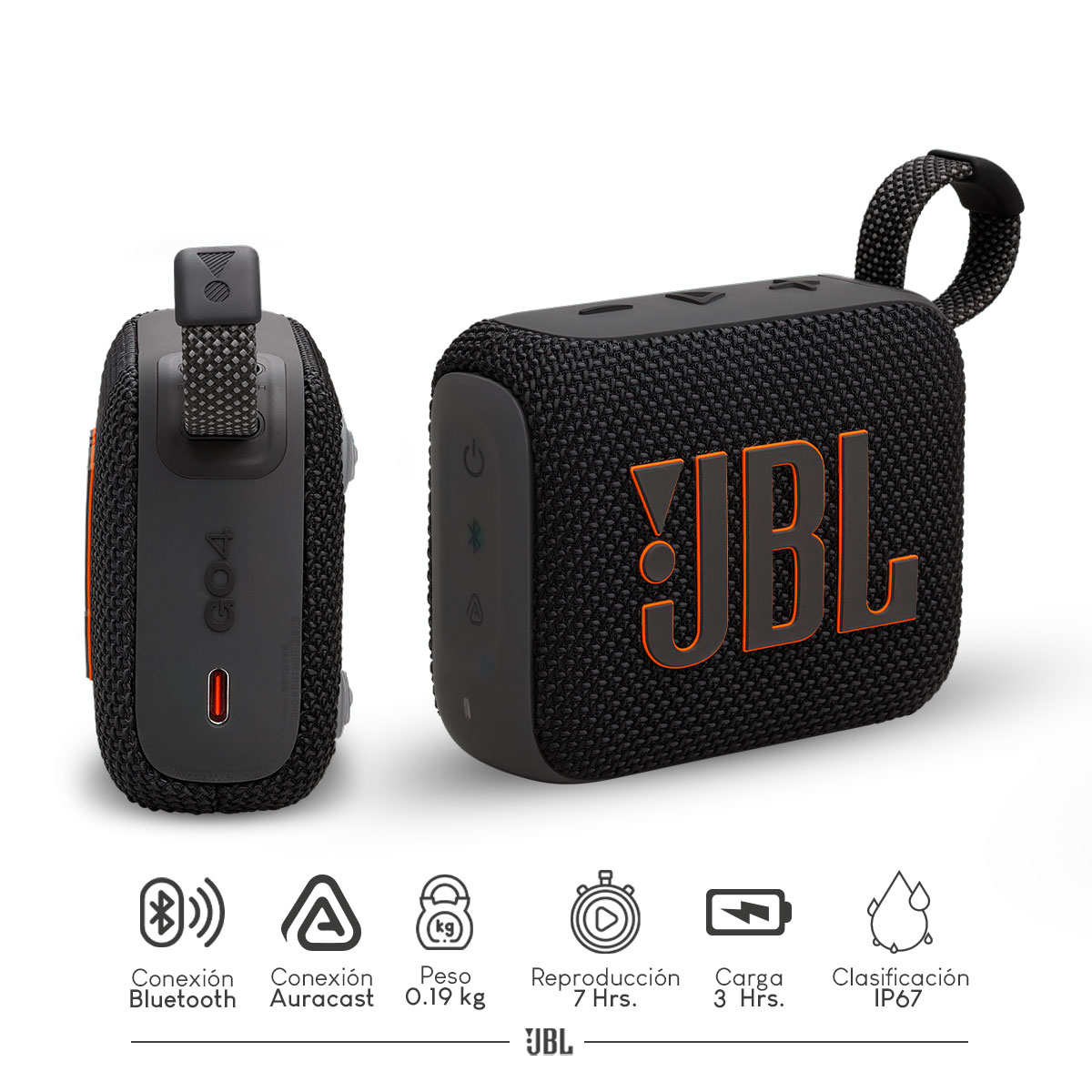Foto 3 pulgar | Bocinas Portátiles Jbl Go 4 con Bluetooth 2 Piezas