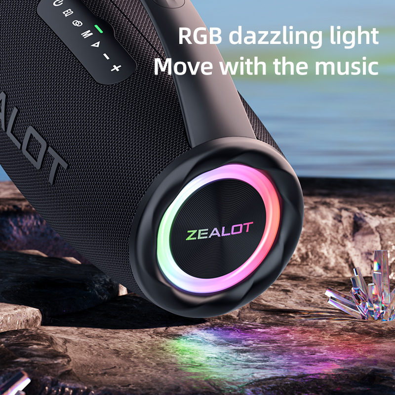 Foto 8 pulgar | Altavoz Bluetooth Zealot S97 De 80 W A Prueba De Agua Con 20000 Mah - Venta Internacional.