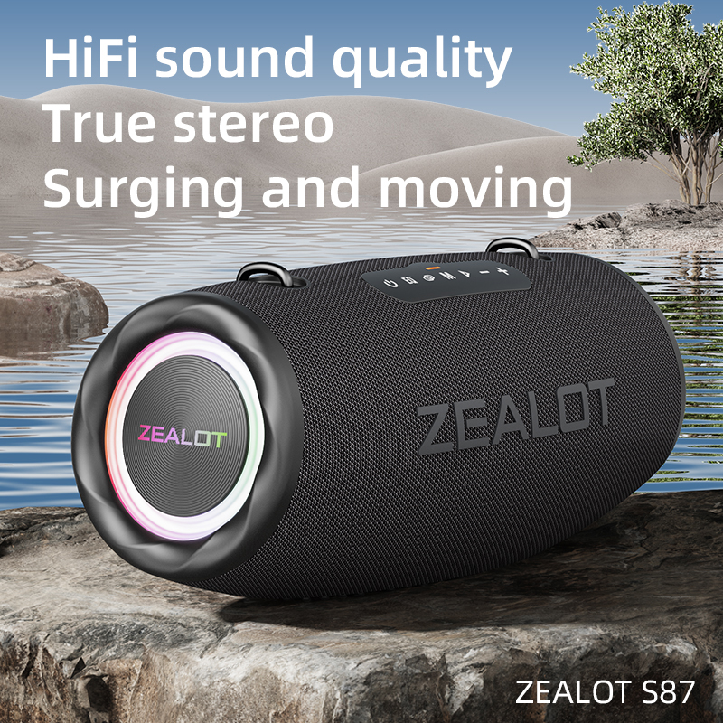 Foto 7 pulgar | Altavoz Bluetooth Zealot S87 80 W Resistente Al Agua Con 20000 Mah - Venta Internacional.
