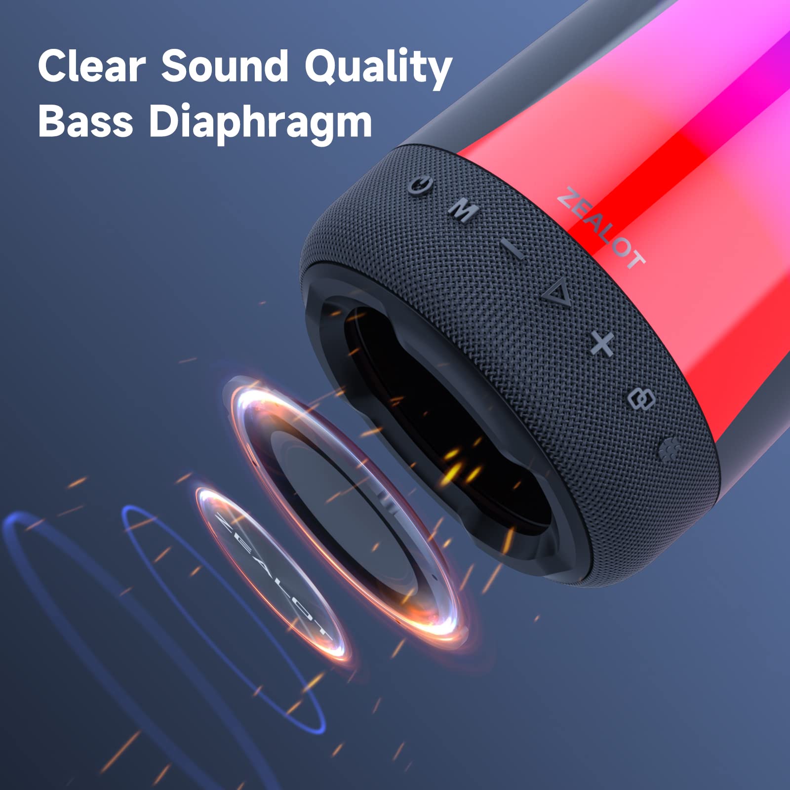 Foto 4 pulgar | Altavoz Bluetooth Zealot S66 - Venta Internacional