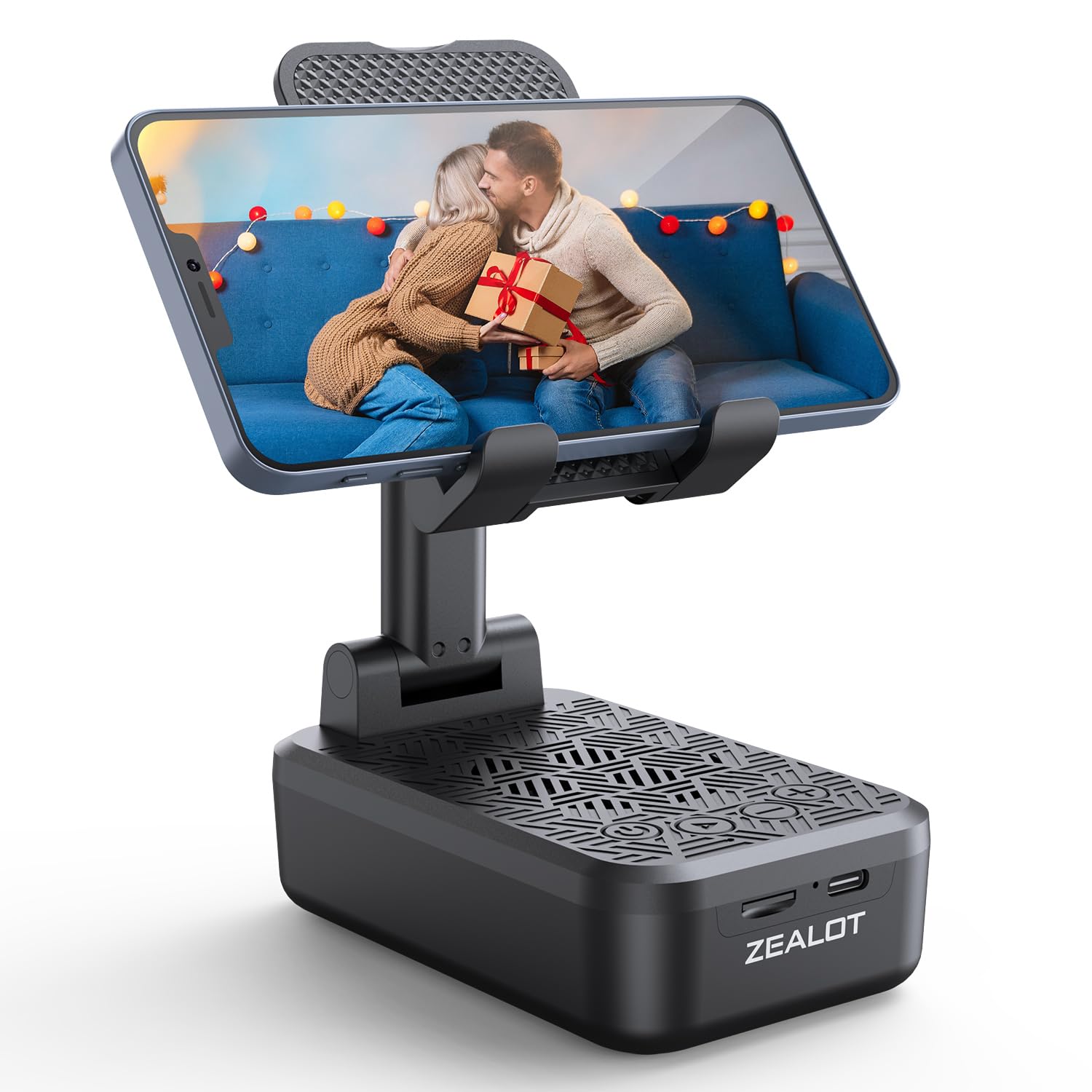 Altavoz Bluetooth Zealot Z7 Con Soporte Para Teléfono Negro - Venta Internacional.