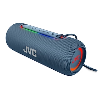 Foto 3 | Bocina Jvc Bluetooth Luz Rgb 20w Usb Auxiliar 5 Horas Sp-pa5bta Color Azul