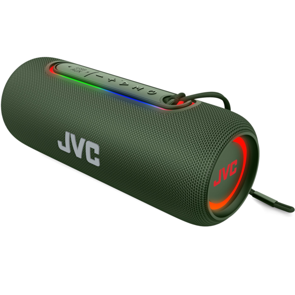 Bocina Jvc Bluetooth Luz Rgb 20w Usb Auxiliar 5 Horas Sp-pa5bta Color Verde