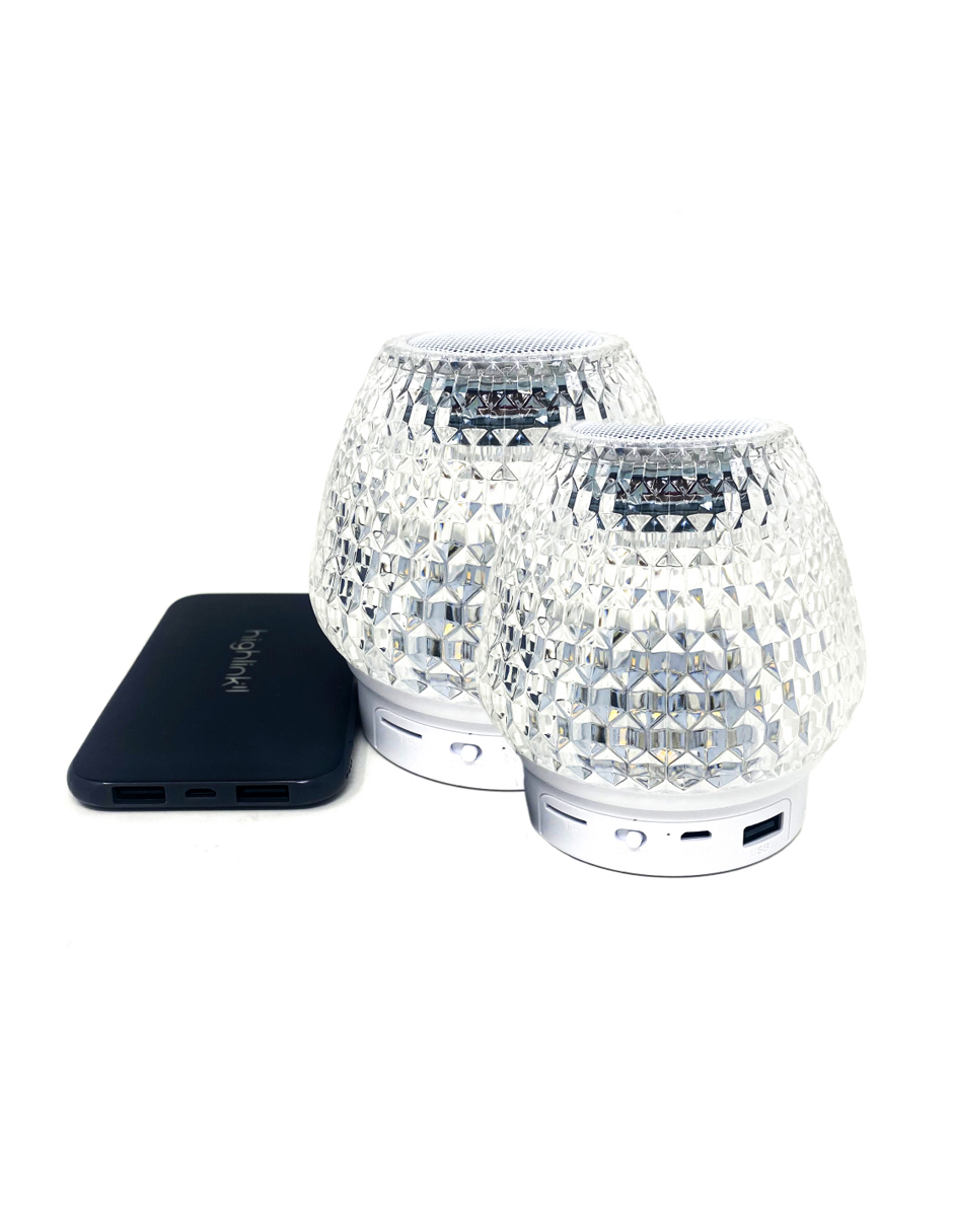 Foto 4 pulgar | Set De Bocinas Highlink Berry Con Powerbank