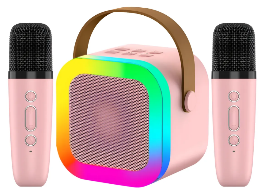 Foto 2 pulgar | Xtellar Bocina Karaoke Bluetooth Recargable Con Función Portátil Y 2 Micrófonos Incluidos