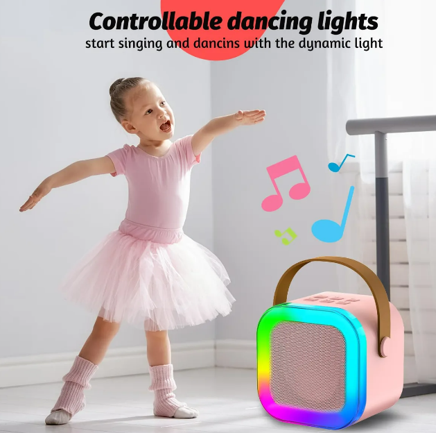 Foto 4 | Xtellar Bocina Karaoke Bluetooth Recargable Con Función Portátil Y 2 Micrófonos Incluidos