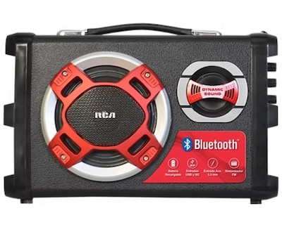 Foto 1 | Bocina Portable Bluetooth 25 Watts Usb/sd 3.5mm Karaoke Marca Rca