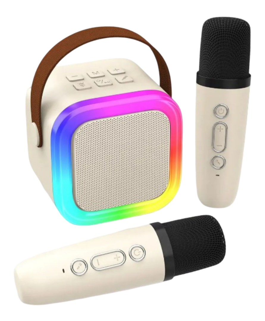 Foto 2 pulgar | Xtellar Bocina Karaoke Bluetooth Recargable Con Función Portátil Y 2 Micrófonos Incluidos