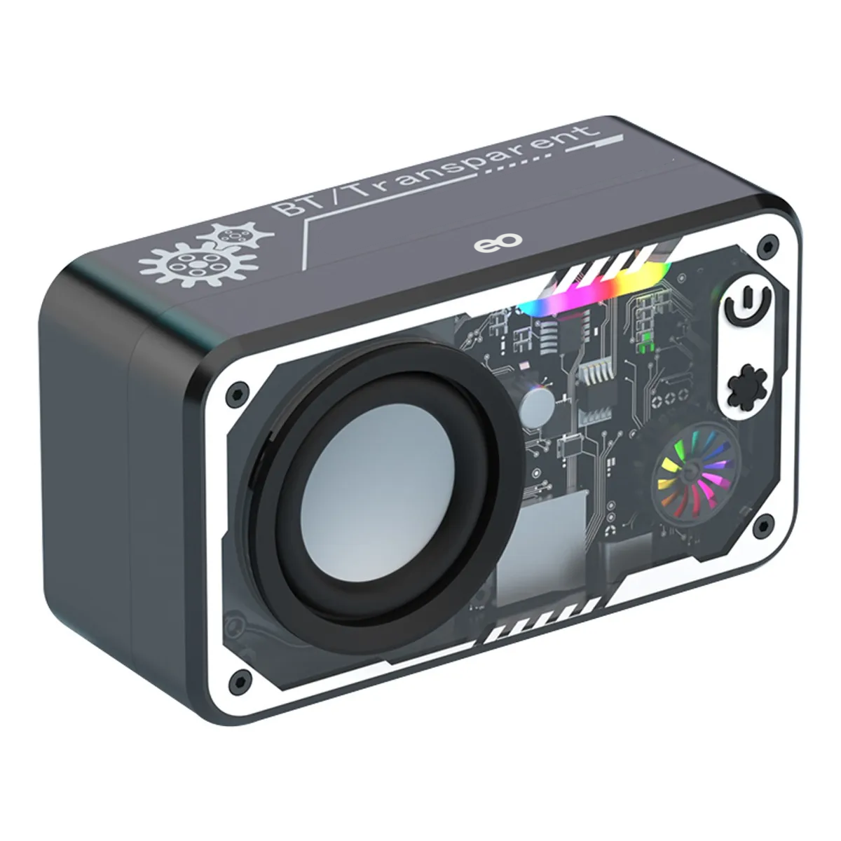 Foto 2 pulgar | Bocina Led Bluetooth Rgb Multifunción Eo Safe Imports Esi-20185 Negro