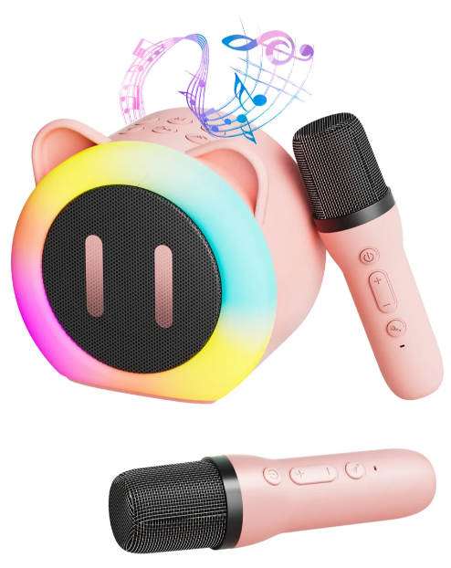Foto 5 pulgar | Xtellar Altavoz Karaoke Bluetooth Portátil Premium Con Dos Micrófonos Y Efectos De Voz