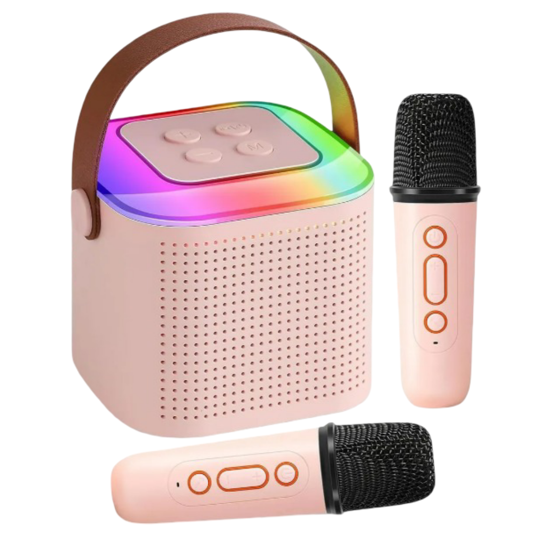 Foto 2 pulgar | Xtellar Bocinas Bluetooth Profesionales Con Micrófonos Y Luces Led Para Estelar Karaoke