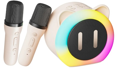 Foto 1 | Xtellar Altavoz Karaoke Bluetooth Portátil Premium Con Dos Micrófonos Y Efectos De Voz