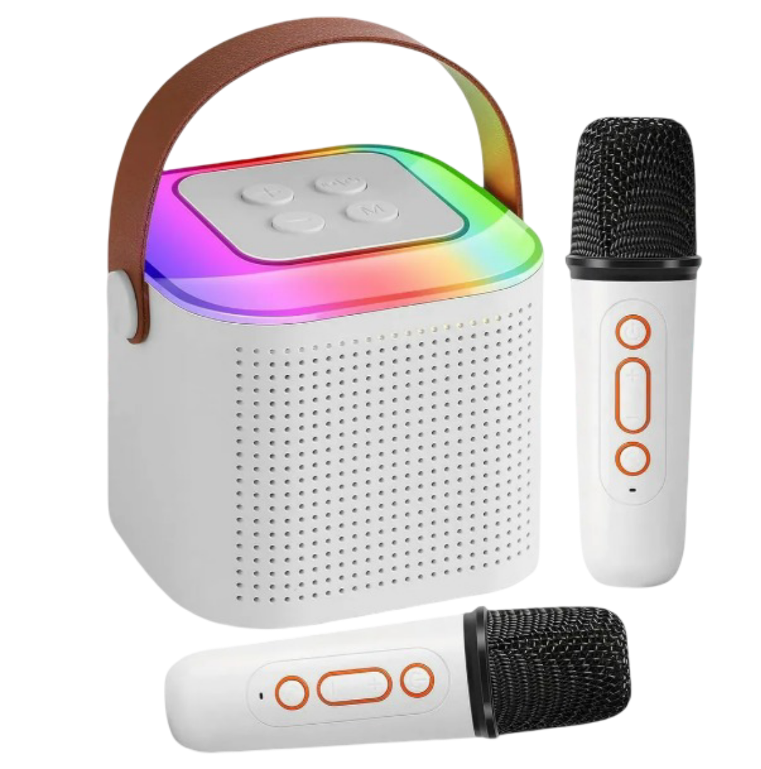 Foto 2 pulgar | Xtellar Bocinas Bluetooth Profesionales Con Micrófonos Y Luces Led Para Estelar Karaoke