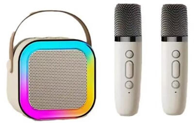 Foto 1 | Kit De Karaoke Bluetooth Portátil Xtellar Con Doble Micrófono Y Sonido De Alta Calidad