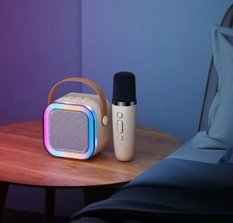 Foto 4 | Kit De Karaoke Bluetooth Portátil Xtellar Con Doble Micrófono Y Sonido De Alta Calidad