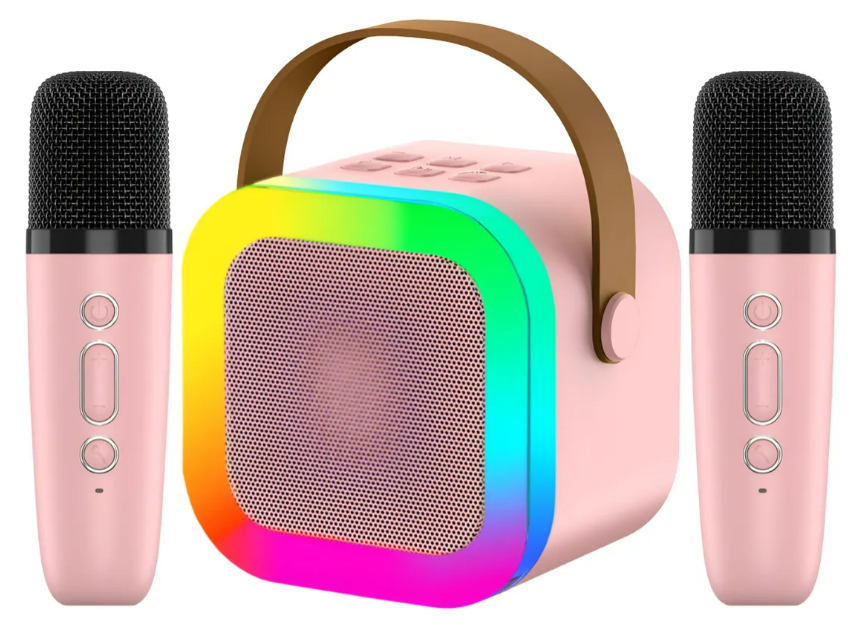 Foto 2 pulgar | Bocina Xtellar Karaoke Con Bluetooth  Recargable Y Portátil  Incluye 2 Micrófonos