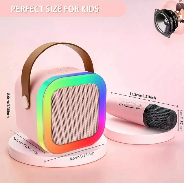 Foto 5 pulgar | Bocina Xtellar Karaoke Con Bluetooth  Recargable Y Portátil  Incluye 2 Micrófonos