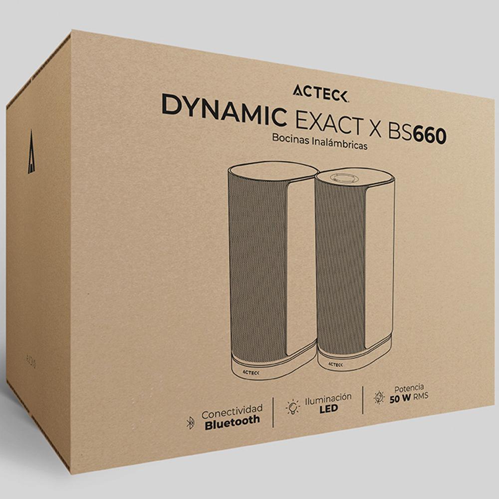 Foto 7 pulgar | Bocinas Acteck Dynamic Exact X Bs660 Inalámbricas Sonido 2.0 Bluetooth 5.3 50w Rms Control Remoto Il