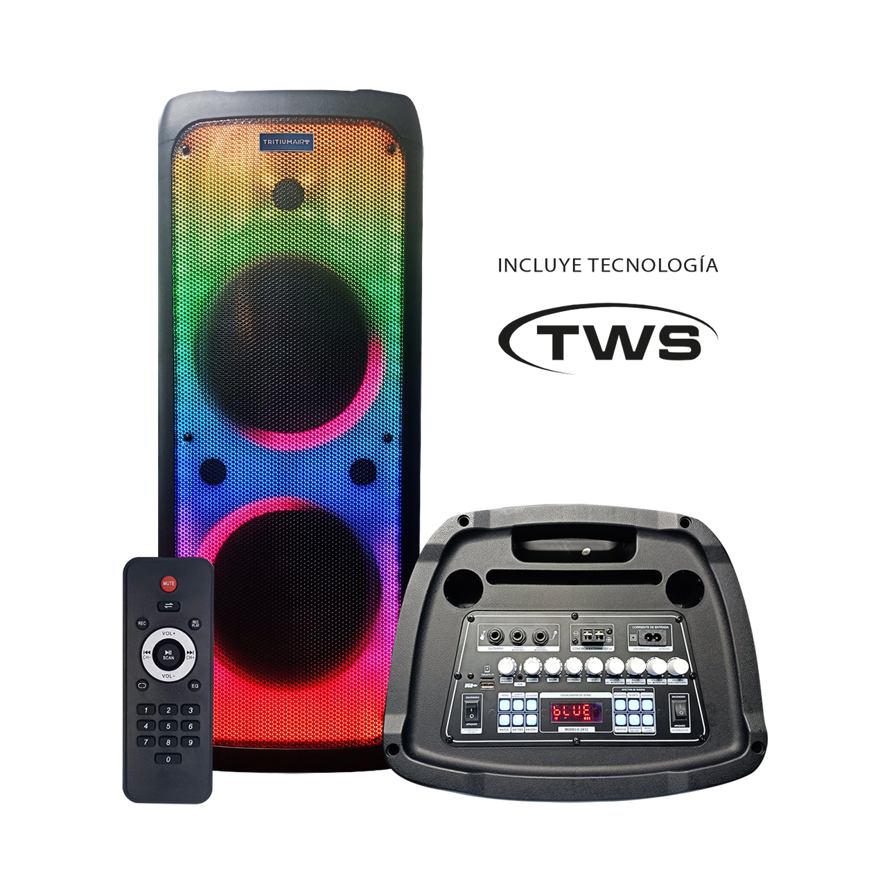 Foto 5 pulgar | Bocina Tritium Air 2x12 Bluetooth Inalámbrica