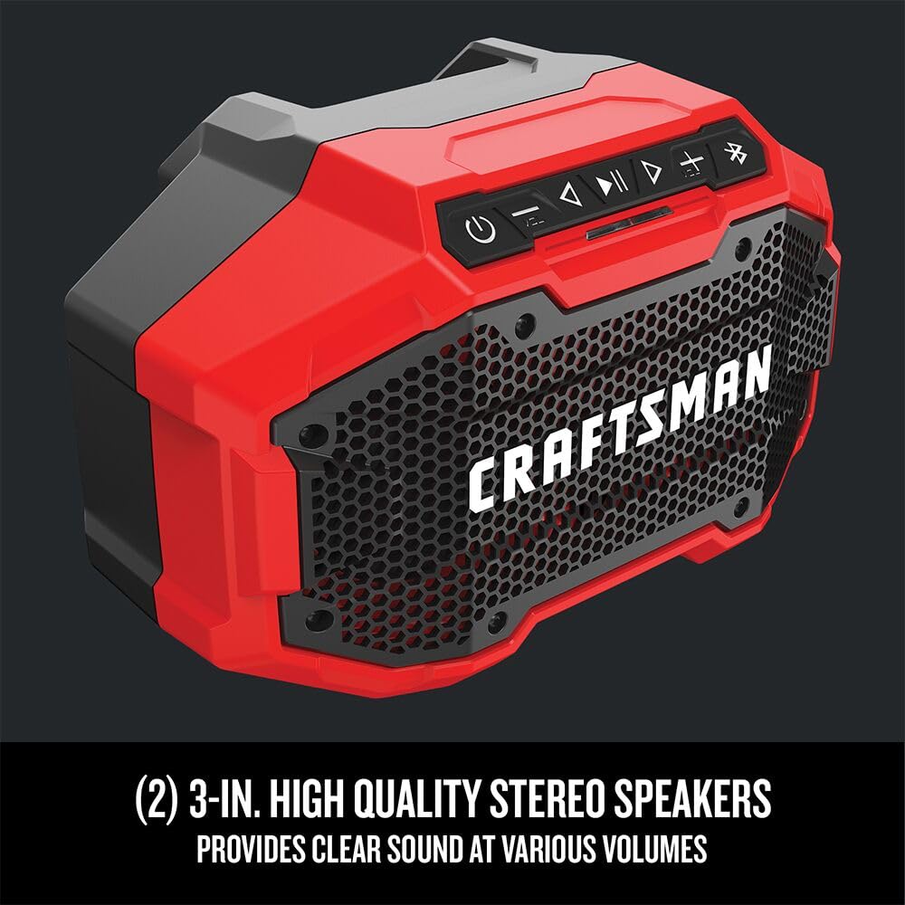 Foto 5 pulgar | Altavoz Bluetooth Portátil Inalámbrico Craftsman V20 Cmcr001b - Venta Internacional.
