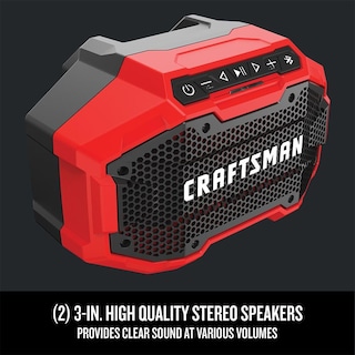 Foto 4 | Altavoz Bluetooth Portátil Inalámbrico Craftsman V20 Cmcr001b - Venta Internacional.