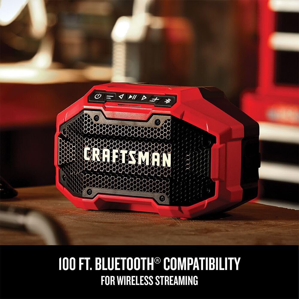 Foto 6 pulgar | Altavoz Bluetooth Portátil Inalámbrico Craftsman V20 Cmcr001b - Venta Internacional.