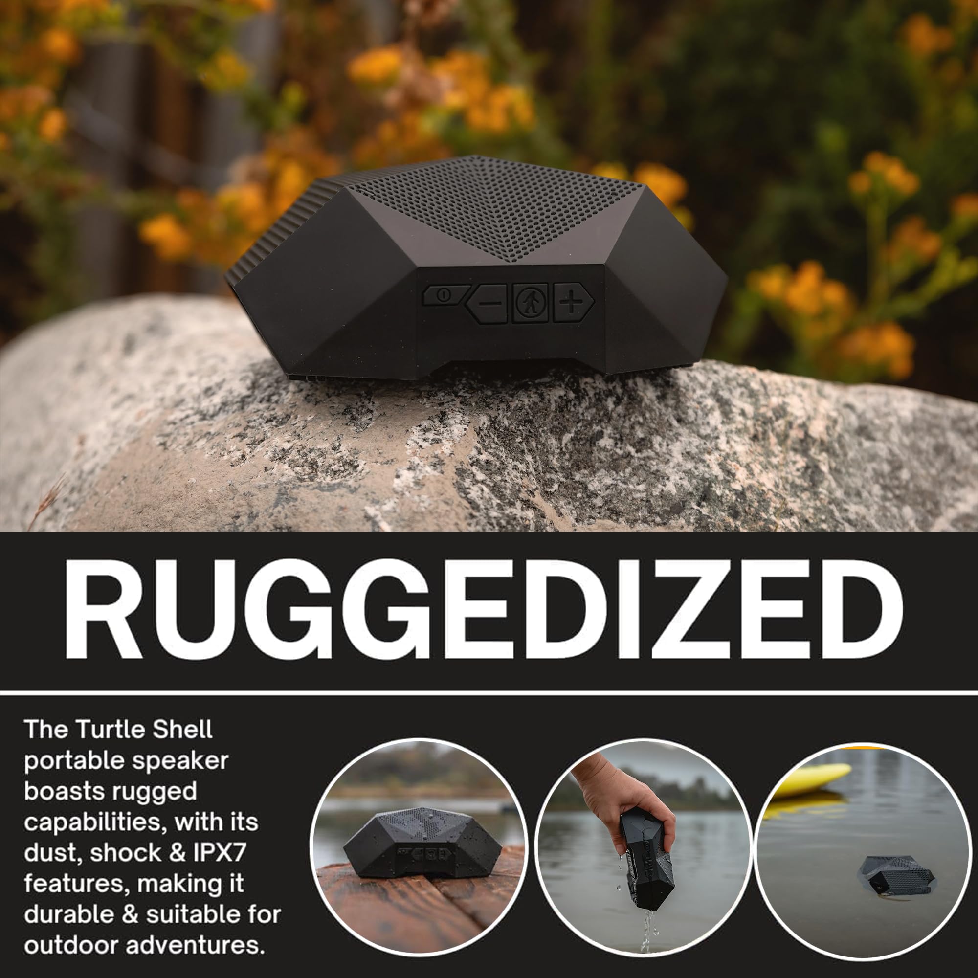 Foto 5 pulgar | Altavoz Bluetooth Outdoor Tech Turtle Shell 4.0 Resistente Al Agua - Venta Internacional.