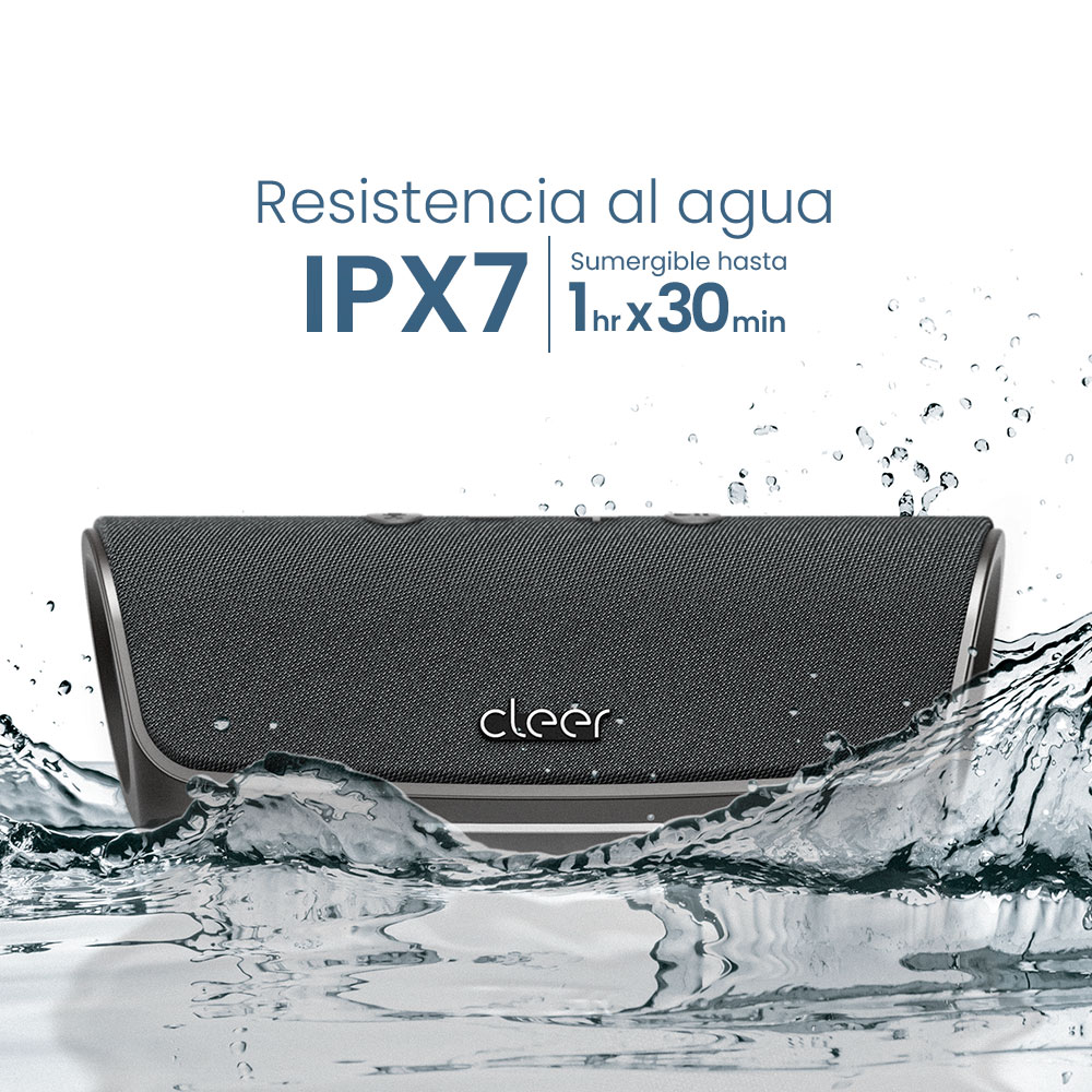 Foto 5 pulgar | Bocina Portátil Cleer Scene: Inalambrica  Resistencia Ipx7  12h Batería  Audio Potente Color  Gris