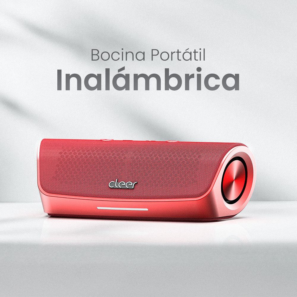 Foto 3 pulgar | Bocina Portátil Cleer Scene: Inalambrica  Resistencia Ipx7  12h Batería  Audio Potente Color Rojo