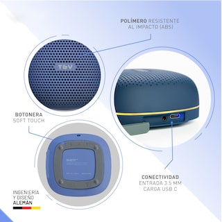 Foto 4 | Bocina Portátil Thonet & Vander Duett – 10w Rms Bluetooth 5.0 Ipx4 Radio Fm Tws Led Batería 8 H