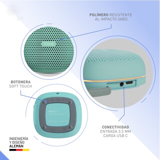 Foto 6 | Bocina Portátil Thonet & Vander Duett – 10w Rms Bluetooth 5.0 Ipx4 Radio Fm Tws Led Batería 8 H