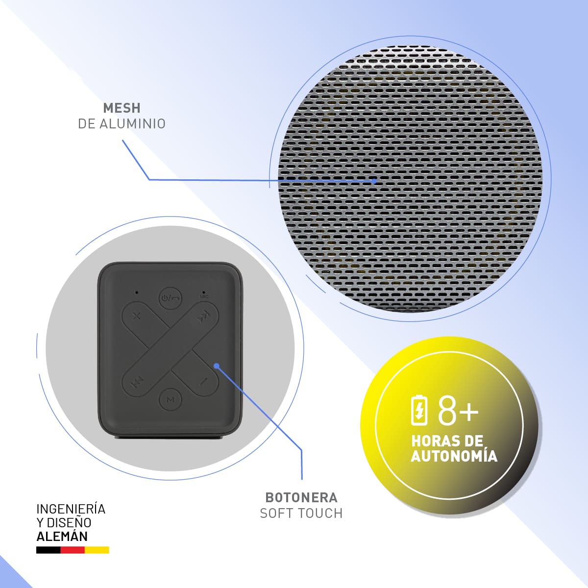 Foto 7 pulgar | Bocina Portátil Thonet & Vander Frei – 16w Rms  Bluetooth 5.0  Ipx4  Tws  Batería 16 H