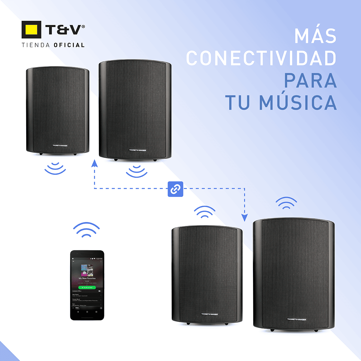 Foto 4 pulgar | Bocinas Para Exterior Thonet & Vander Fleck 9 Gen2 – 90w Rms  Bluetooth 5.0  Tws  Ip55