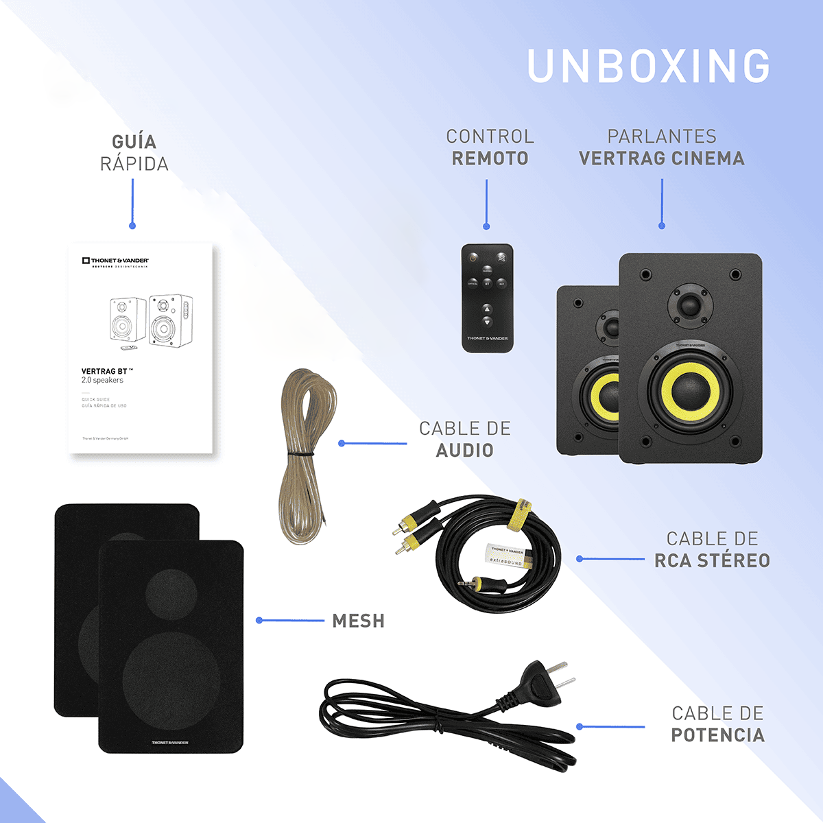 Foto 8 pulgar | Bocinas Thonet & Vander con Bluetooth