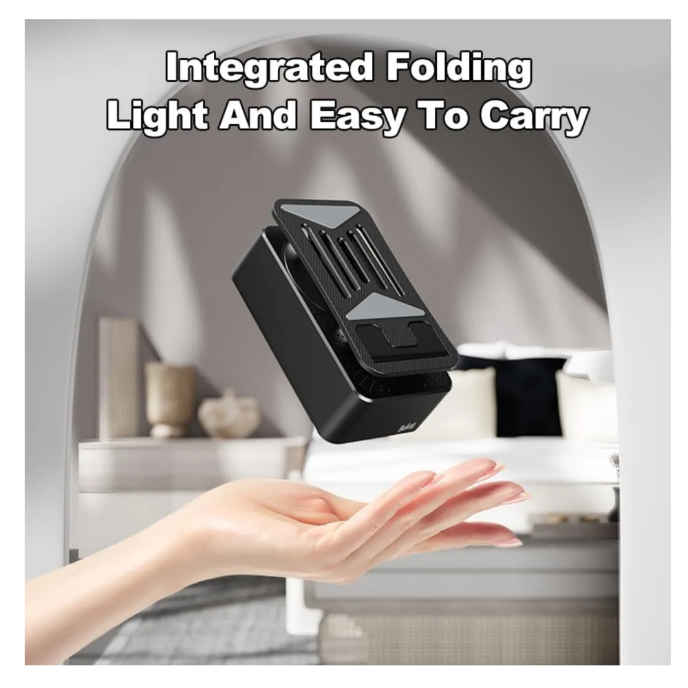 Foto 3 pulgar | Bocina Bluetooth Portátil Con Soporte Para Celular Y Carga Belug   Negro
