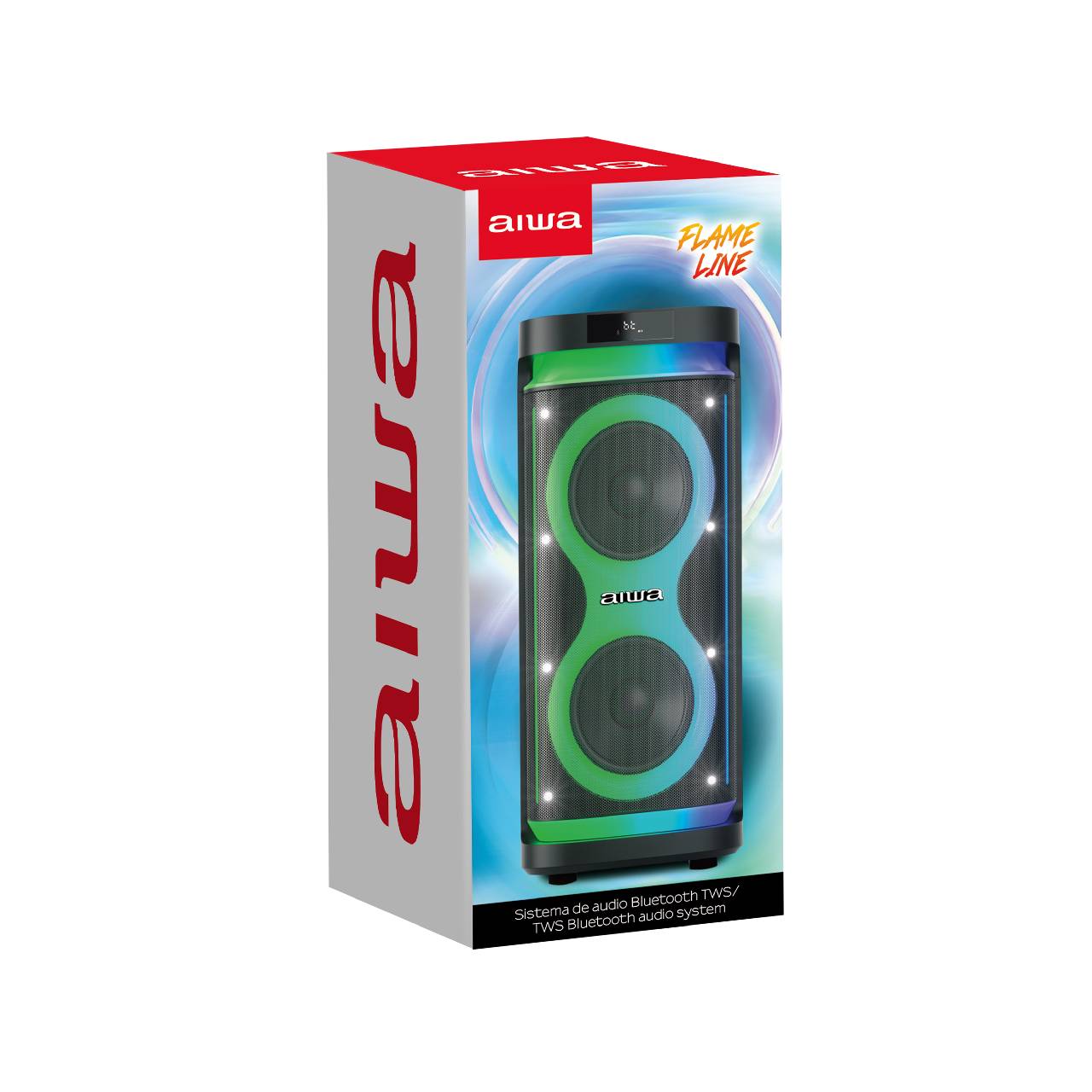 Foto 7 pulgar | Bocina Aiwa Bluetooth Tws  Potencia 80w Rms  Awpoh5d