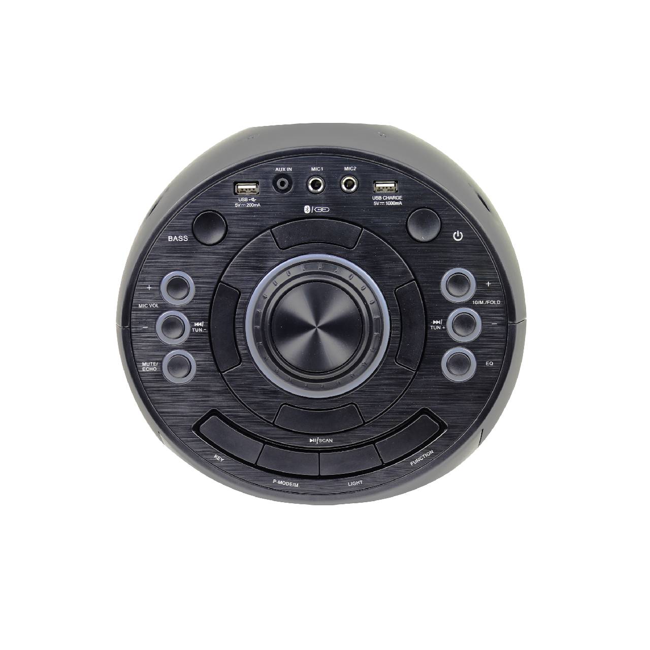 Foto 5 pulgar | Bocina Aiwa Awpok9d Portatil 2x6.5 Bluetooth Flame Led Fm