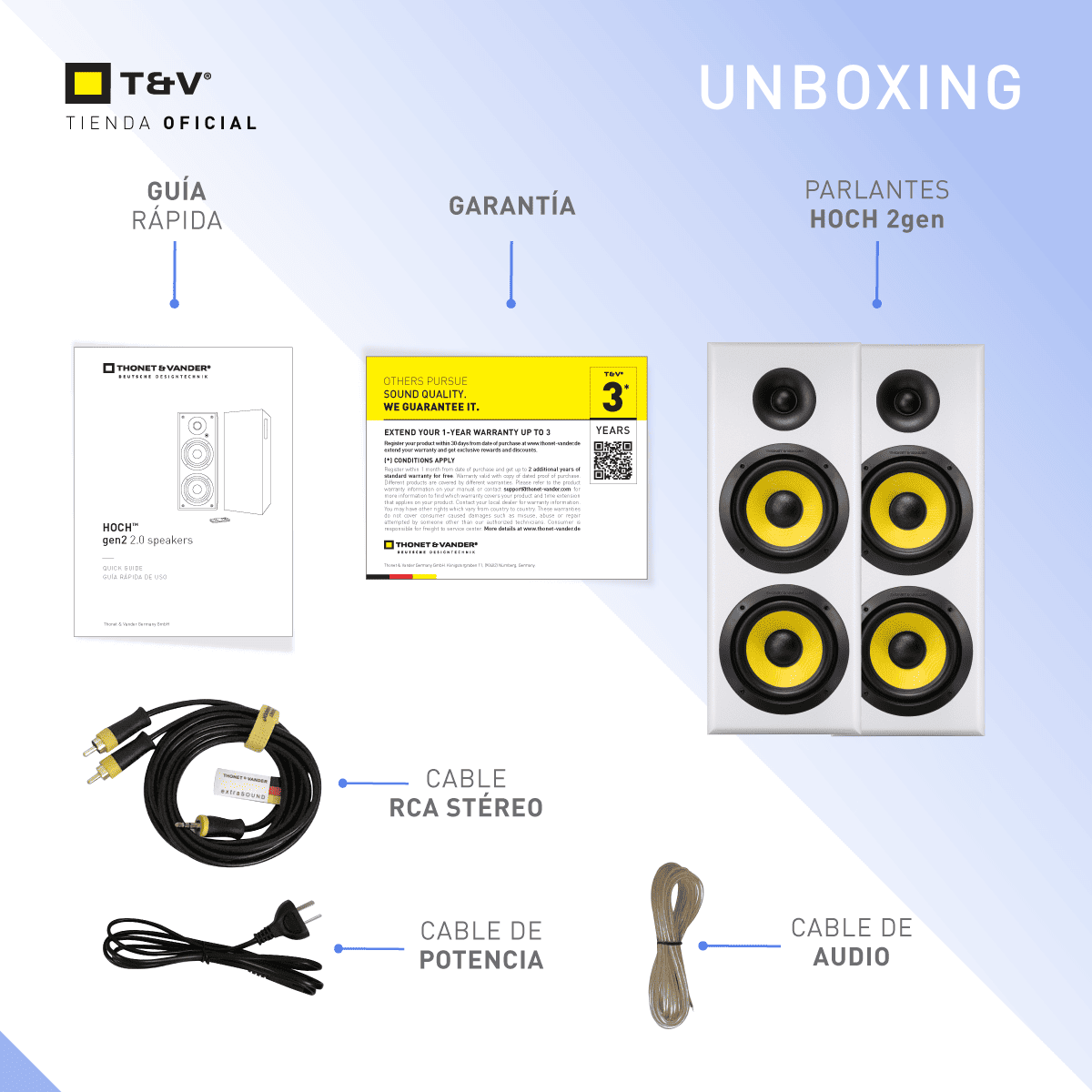 Foto 7 pulgar | Bocinas 2.0 Bluetooth 120w Thonet & Vander Hoch Gen2 Con Bass Reflex Y Dsp