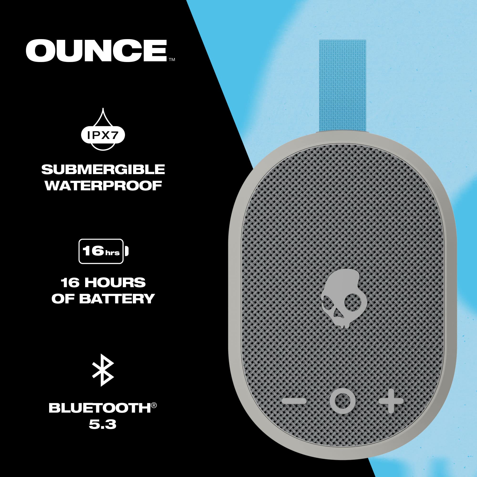 Foto 3 pulgar | Altavoz Bluetooth Skullcandy Ounce Inalámbrico Resistente Al Agua - Venta Internacional.
