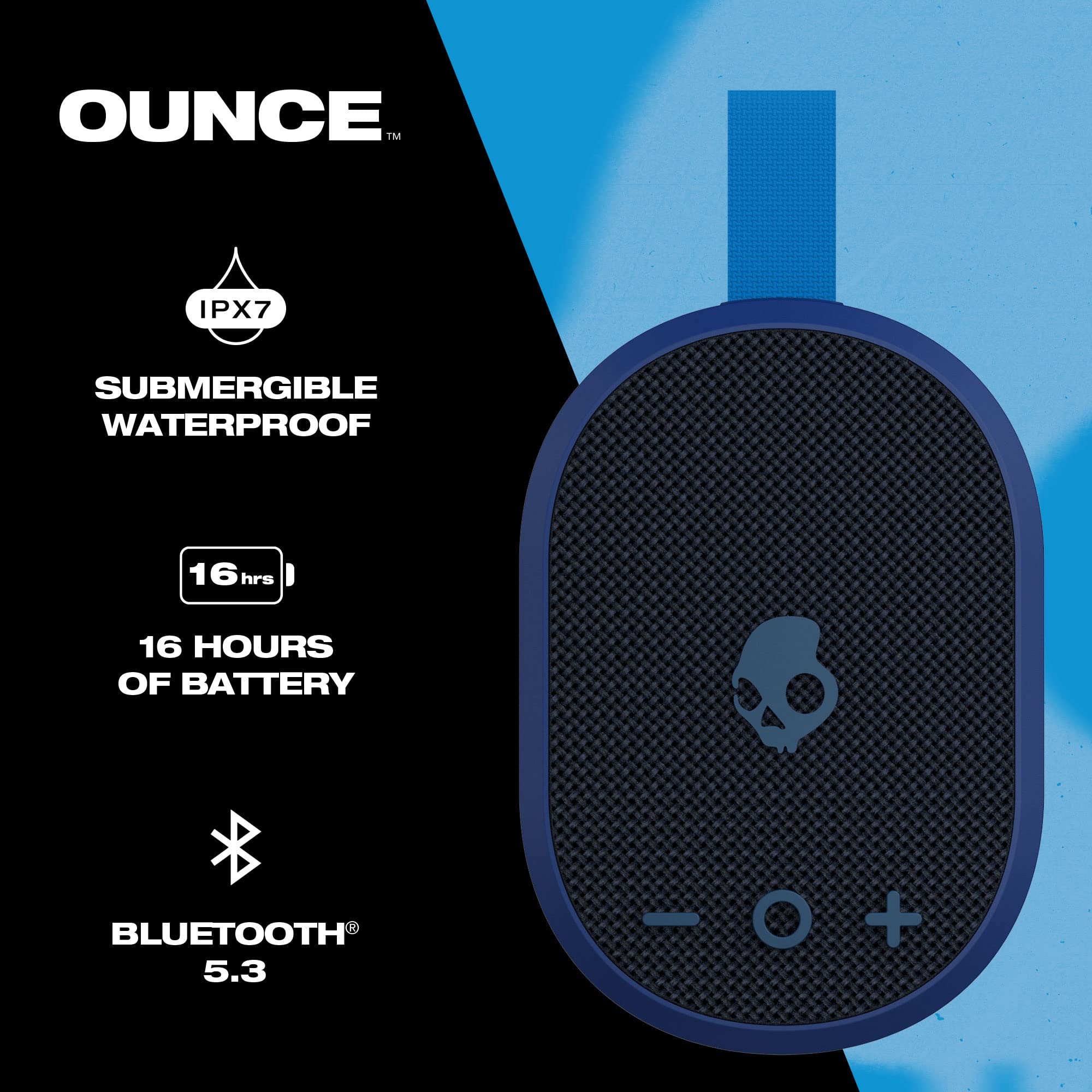 Foto 2 | Altavoz Bluetooth Skullcandy Ounce Inalámbrico A Prueba De Agua Ipx7 - Venta Internacional.