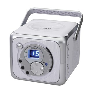 Foto 1 | Boombox Jensen Fm Estéreo Cd555 Bluetooth Plateado - Venta Internacional.